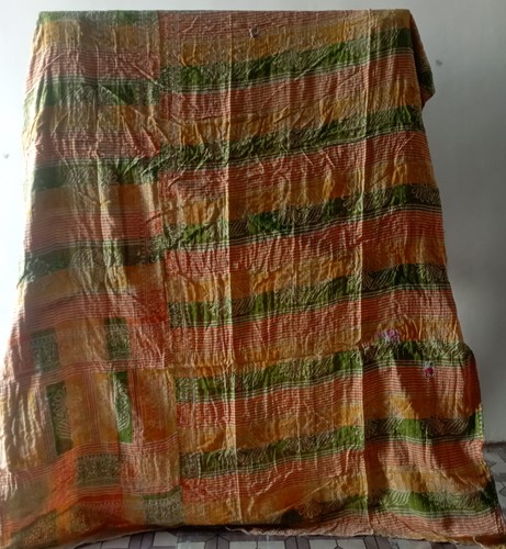 Indian handmade quilt vintage - indian,