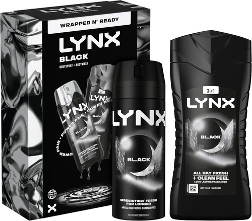 Lynx black duo - set, shower