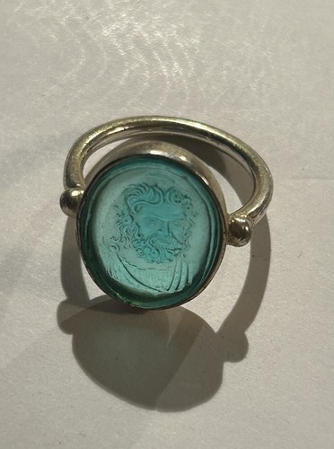 Vintage sterling silver blue - sterling,