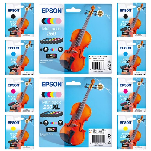 Genuine epson 250 250xl violin - 250xl,