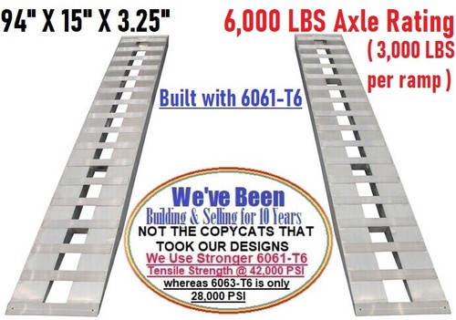 6000 lbs aluminum - 15",