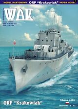 ORP Krakowiak Card Model 1:200