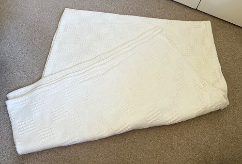 Next cream cotton throw - next,
