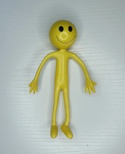 Bendable Smiler Yellow Man Bendy Smiley Action Figure Fidget Toy