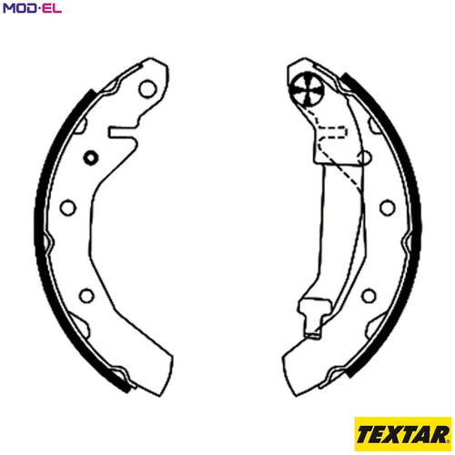 Brake shoe set 91054000 for - set,