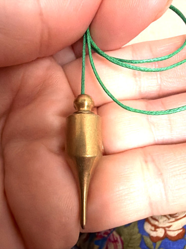 Brass dowsing pendulum - 1,