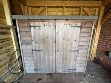 Garden shed, 6x2, wood, no windows, excellent condition, pent roof