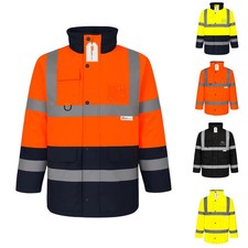 Hi Vis Winter Parka Jacket Men