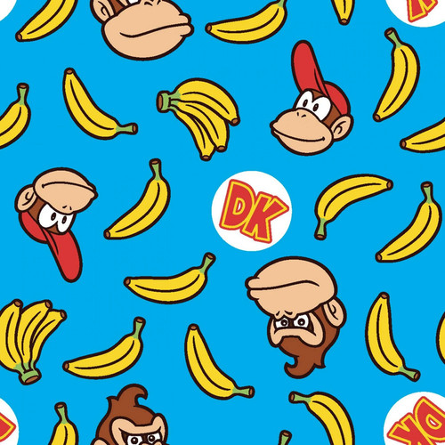 Nintendo fabric mario donkey - nintendo,