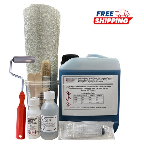 Fibreglass repair kit - repair,