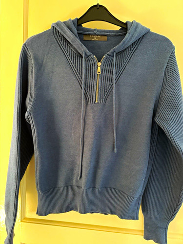 Primark blue knit zip - primark, 1/2