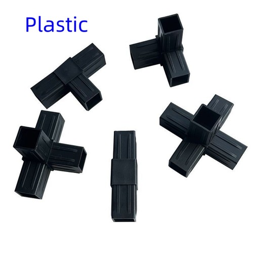 Square tube plastic connectors - tube,