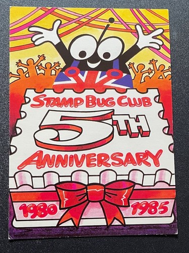 1985 stamp bug club - 1985, card