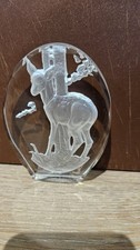 Danbury Mint Crystal Deer by