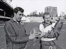 B-684 : Modern HAND SIGNED 8x6 Photo SOUTHAMPTON 1968 FRANK SAUL