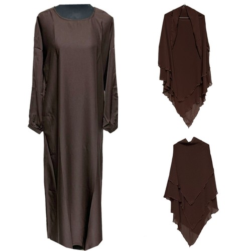 Simple plain brown nida - simple,