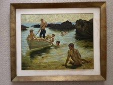 Hand-painted oil reproduction
