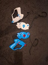 Pair of Laser toy guns white