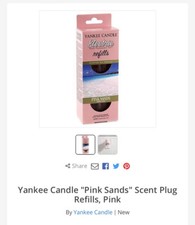 Yankee Candle Pink Sands Electric Plug In Double Refill Pack - Beautiful 🌸