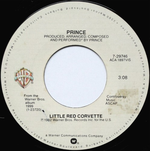 Prince little red corvette - prince,