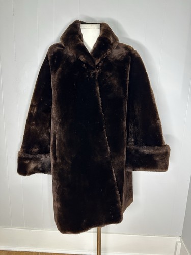 Vintage 40s mouton fur swing - mouton,