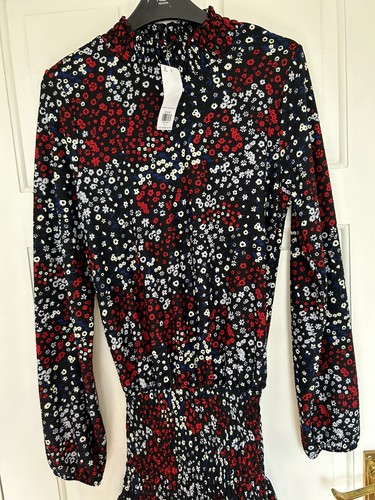 Ladies long sleeve - black, red