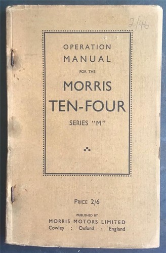 Morris ten four - ten, car
