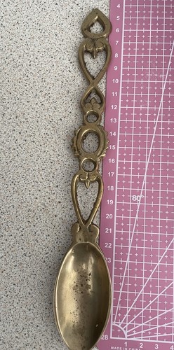 Vintage brass welsh love - brass,