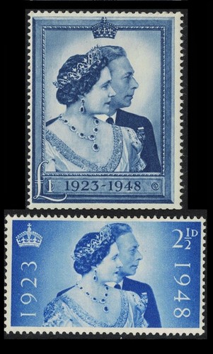 Stamps george vi silver - vi,