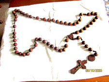 Antique extra  large  rosary beads Catholic