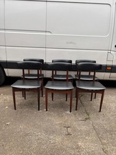 Set Of 6 Danish MID-CENTURY Rosewood Dining Chairs Delivery Available ?