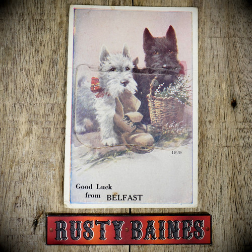 Postcard novelty pull out - postcard,, pull-out