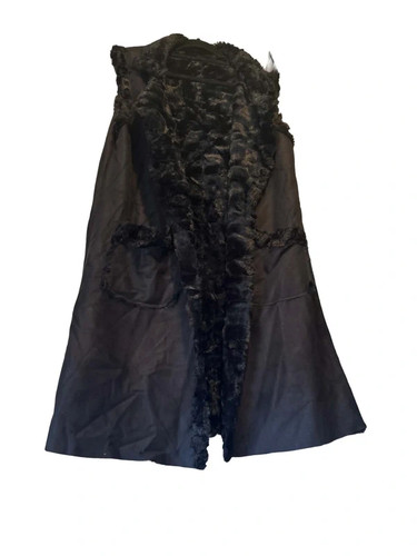 Womens black faux suede - black,
