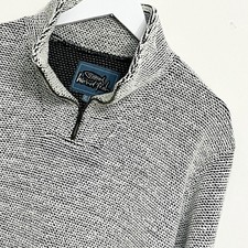 Weird Fish Macaroni Jumper Men's Size XL Extra Large 1/4 Zip Sweater Long Sleeve