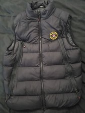 Mens Zavetti Canada Body Warmer Gilet Size Medium Black Puffer Sleeveless