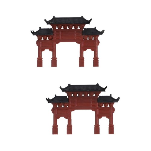 2pcs mini pagoda statues - mini,