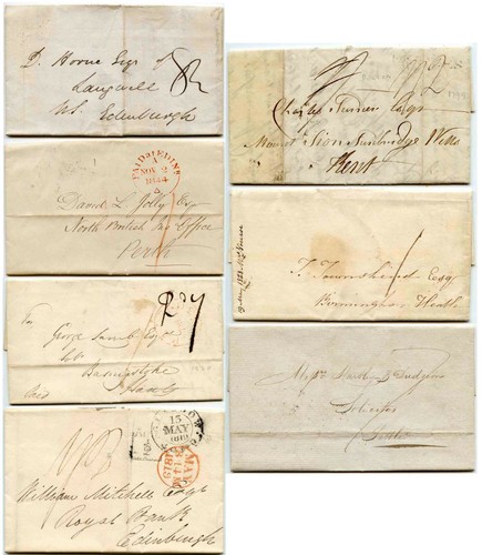 Early postal history covers - gb,