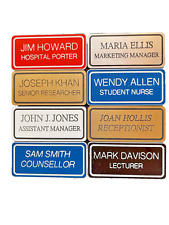 NAME/LAPEL BADGES PERSONALISED