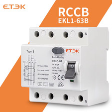 ETEK RCD Type B Evse 4P 4Poles