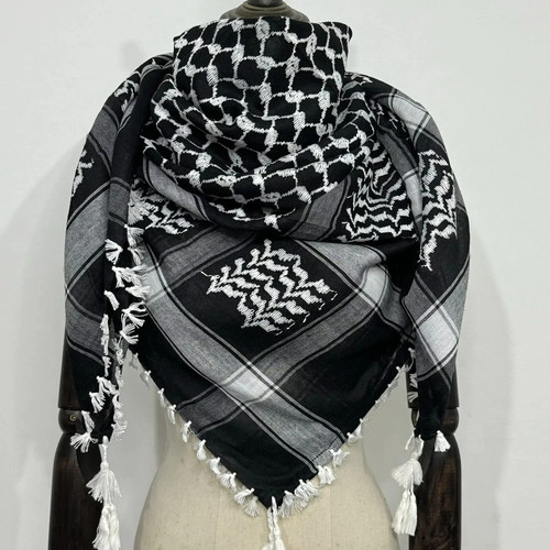 Shemagh black keffiyeh - black, arab