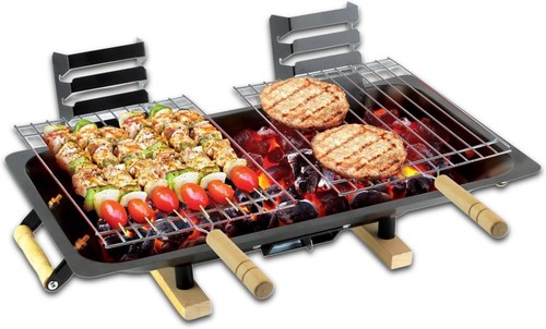 Portable charcoal hibachi - portable, bbq