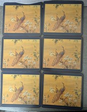 6 Peacock Pimpernel Placemats