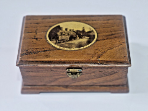 Mauchline ware trinket box - mauchline,