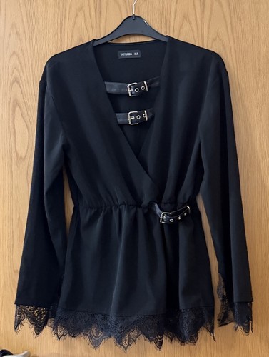 Disturbia black gothic mini - black,