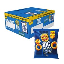 20 x Hula Hoops Big Hoops Salt