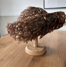 Vintage Pheasant Feather Hat