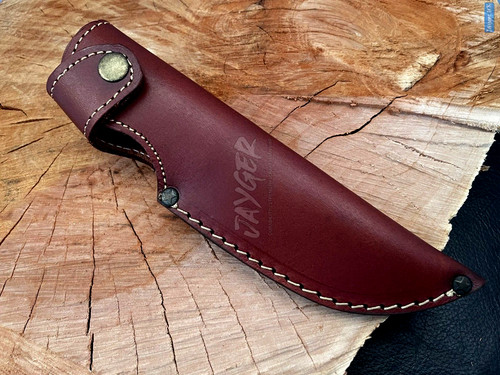 Leather sheath handmade knife - leather, sheath-handmade