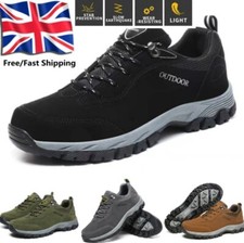 Mens Outdoor Hiking Boots Trekking Trainers Casual Waterproof Walking Mesh Shoes
