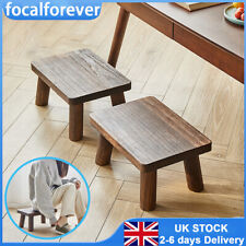 Entryway Hallway Shoe Stool Solid Wooden Stool Changing Seat Bench Footstools UK