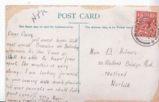 Genealogy Postcard - Family